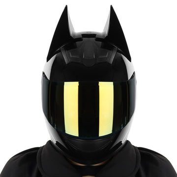 Dark Knight Riding Helmet with Bluetooth